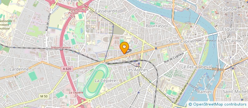 localisation de l'entreprise CASSIN à TOULOUSE
