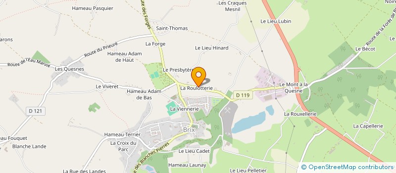 localisation de l'entreprise CASSIN'JACKS  BRIX