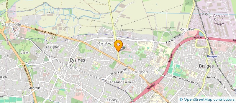 localisation de l'entreprise CASSIN PASCAL à EYSINES
