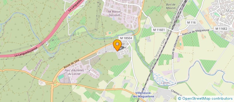 localisation de l'entreprise CASSINI  VILLENEUVE-LES-MAGUELONE