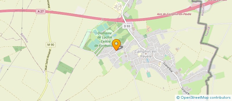 localisation de l'entreprise CASSINI  BAISIEUX