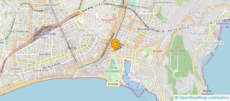 localisation de l'entreprise CASSINI à NICE