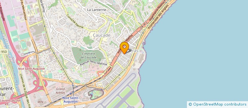 localisation de l'entreprise CASSINI à NICE