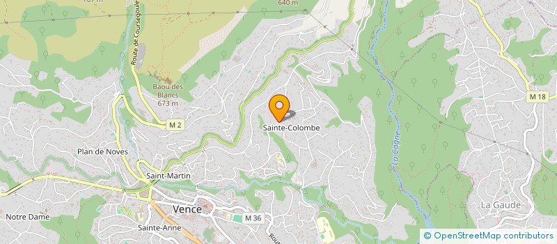 localisation de l'entreprise CASSINI à VENCE