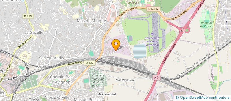 localisation de l'entreprise CASSINI FORM  NIMES