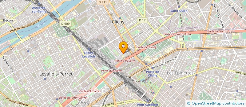 localisation de l'entreprise CASSINO  CLICHY
