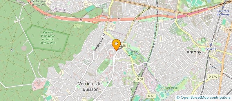 localisation de l'entreprise CASSINVAL à VERRIERES-LE-BUISSON