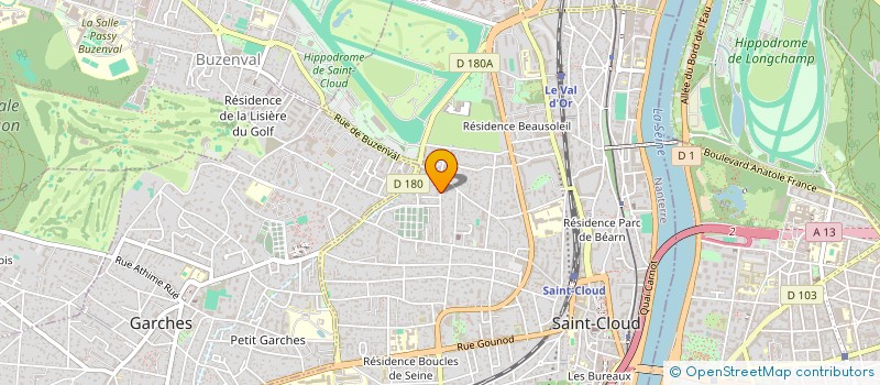 localisation de l'entreprise CASSINVEST à SAINT-CLOUD