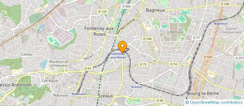 localisation de l'entreprise CASSIO.P à FONTENAY-AUX-ROSES