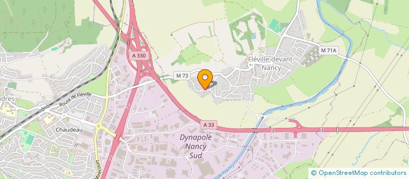 localisation de l'entreprise CASSIOLINE  FLEVILLE-DEVANT-NANCY