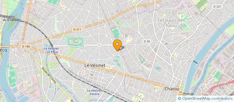 localisation de l'entreprise CASSIOPEA TECHNOLOGIES  CHATOU