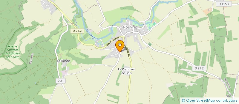 localisation de l'entreprise CASSIOPEE à ROUVRES