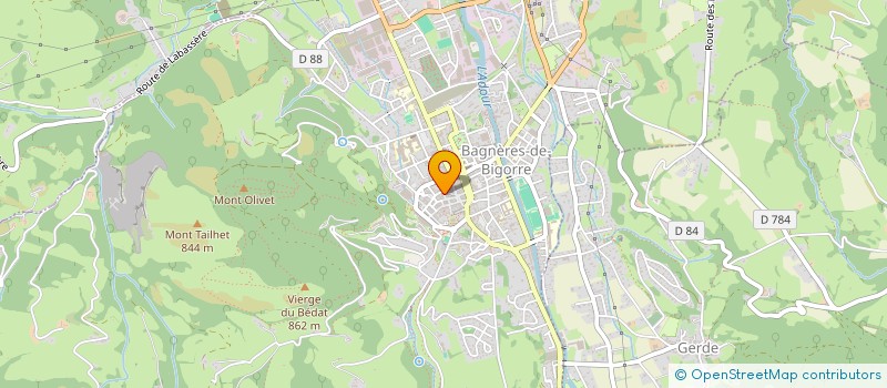 localisation de l'entreprise CASSIOPEE à BAGNERES-DE-BIGORRE
