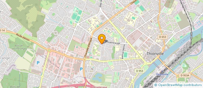 localisation de l'entreprise CASSIOPEE à THIONVILLE