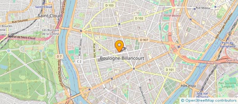 localisation de l'entreprise CASSIOPEE à BOULOGNE-BILLANCOURT