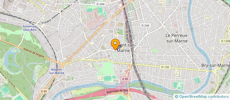 localisation de l'entreprise CASSIOPEE à NOGENT-SUR-MARNE