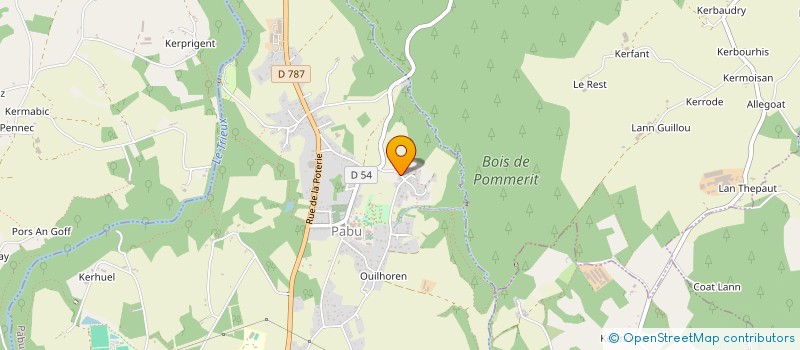 localisation de l'entreprise CASSIOPEE  PABU