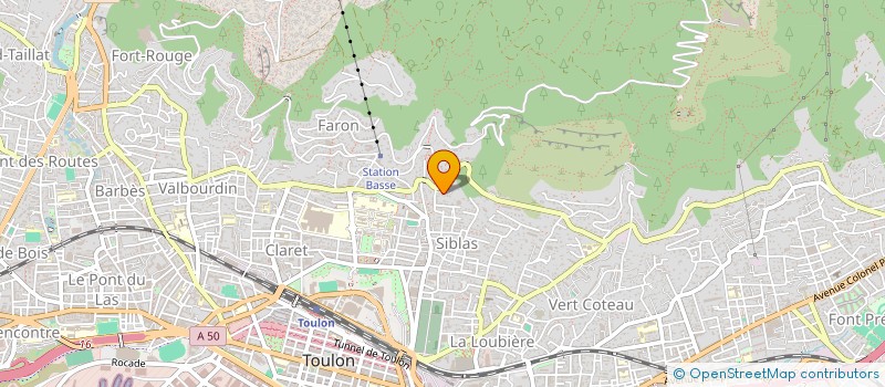 localisation de l'entreprise CASSIOPEE  TOULON