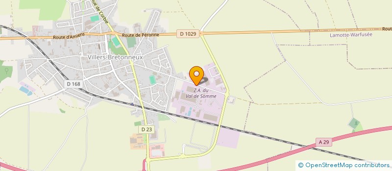 localisation de l'entreprise CASSIOPEE à VILLERS-BRETONNEUX