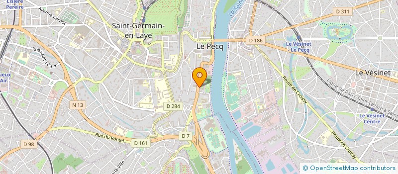 localisation de l'entreprise CASSIOPEE  LE PECQ