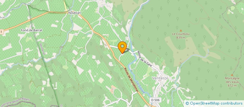 localisation de l'entreprise CASSIOPEE  NYONS