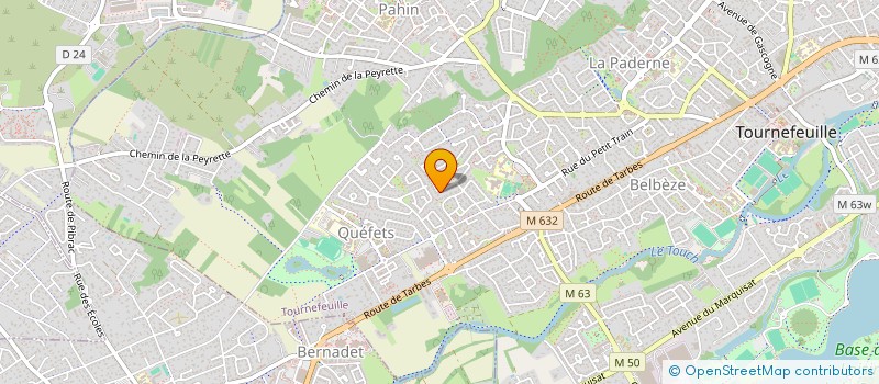 localisation de l'entreprise CASSIOPEE 70  TOURNEFEUILLE