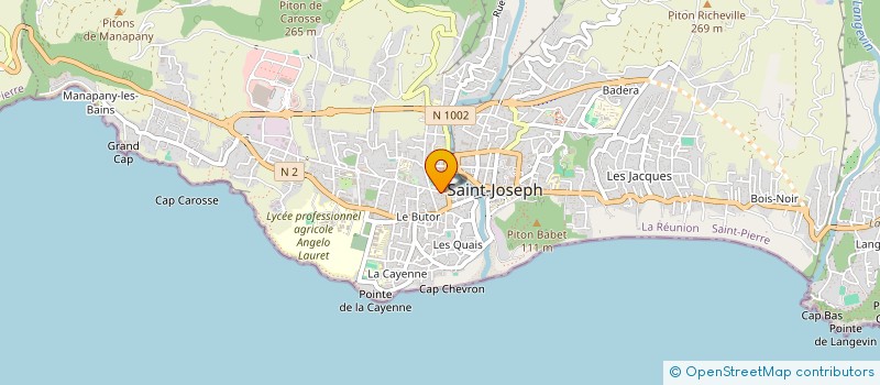 localisation de l'entreprise CASSIOPEE à SAINT-JOSEPH
