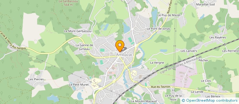 localisation de l'entreprise CASSIOPEE à AMBAZAC