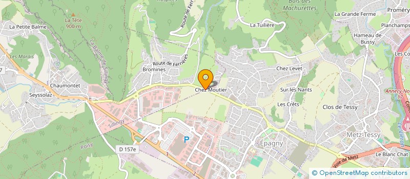 localisation de l'entreprise CASSIOPEE  SILLINGY