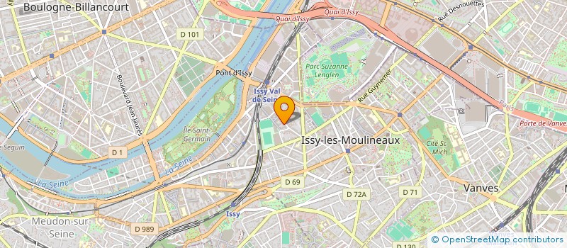 localisation de l'entreprise CASSIOPEE à NEUILLY-SUR-SEINE