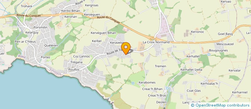 localisation de l'entreprise CASSIOPEE  LOCMARIA-PLOUZANE