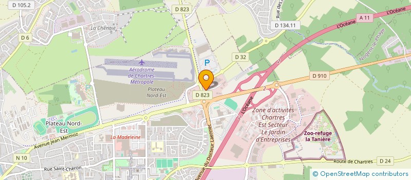 localisation de l'entreprise CASSIOPEE à CHARTRES