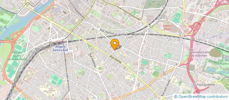 localisation de l'entreprise CASSIOPEE à ANGERS