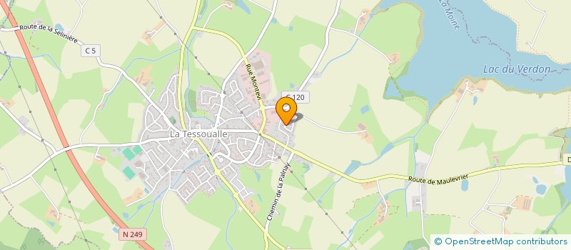 localisation de l'entreprise CASSIOPEE à LA TESSOUALLE