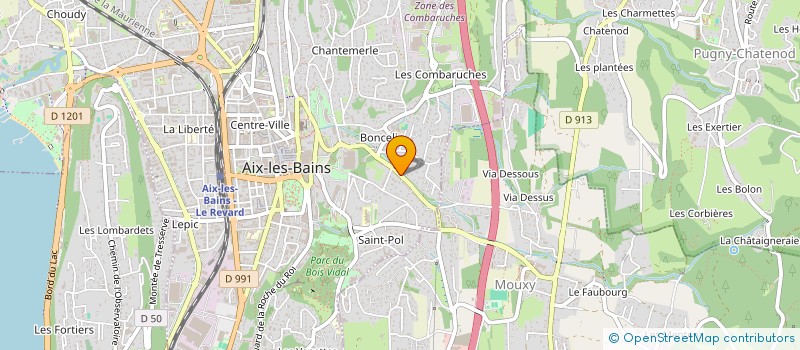 localisation de l'entreprise CASSIOPEE  MOUXY