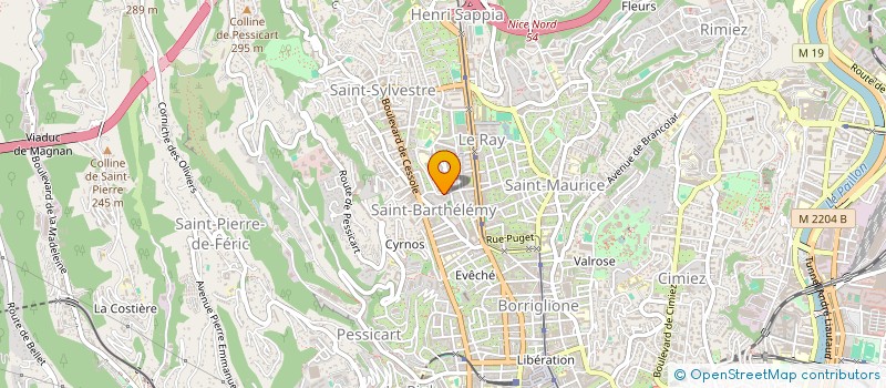 localisation de l'entreprise CASSIOPEE à NICE