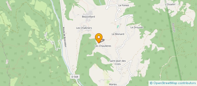 localisation de l'entreprise CASSIOPEE  CROTS