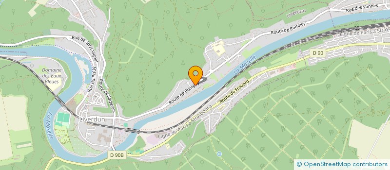 localisation de l'entreprise CASSIOPEE  LIVERDUN