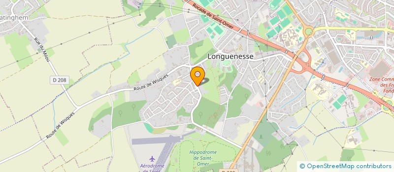 localisation de l'entreprise CASSIOPEE  LONGUENESSE