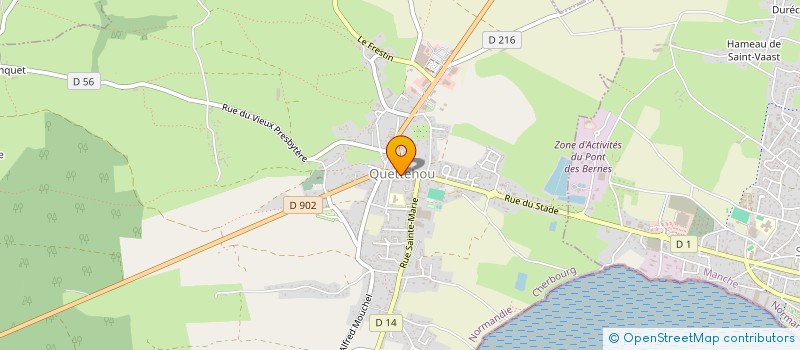 localisation de l'entreprise CASSIOPEE  QUETTEHOU