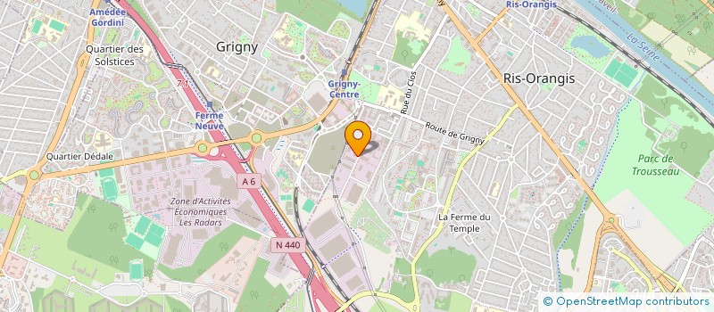 localisation de l'entreprise CASSIOPEE à RIS-ORANGIS