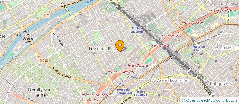 localisation de l'entreprise CASSIOPEE à LEVALLOIS-PERRET