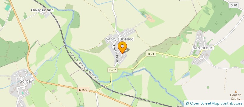 localisation de l'entreprise CASSIOPEE  SANRY-SUR-NIED