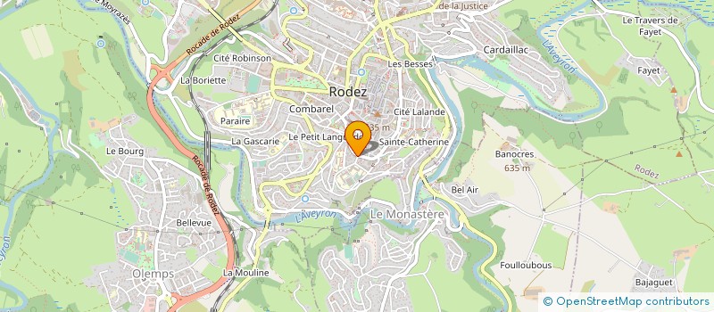 localisation de l'entreprise CASSIOPEE ANIMATION à RODEZ