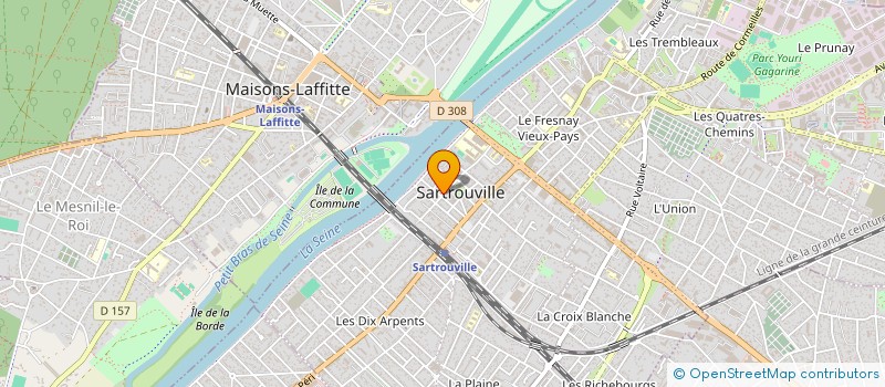 localisation de l'entreprise CASSIOPEE & COMPANY à SARTROUVILLE