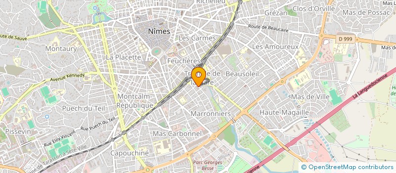 localisation de l'entreprise CASSIOPEE CREATION à NIMES