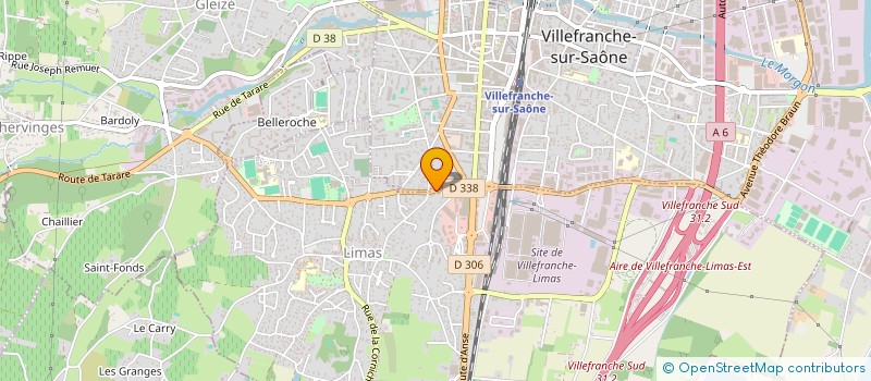 localisation de l'entreprise CASSIOPEE DECORATION  LIMAS