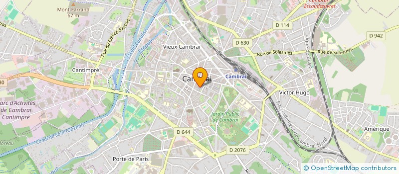 localisation de l'entreprise CASSIS à CAMBRAI