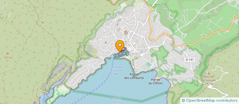 localisation de l'entreprise CASSIS CAP PARTICIPATION à CASSIS