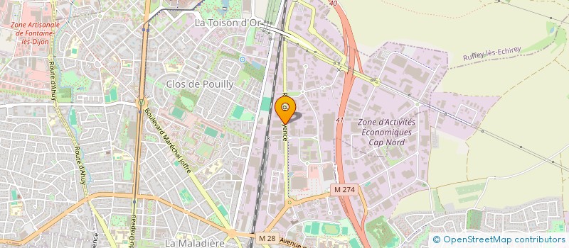 localisation de l'entreprise CASSIS PEINTURE  NUITS-SAINT-GEORGES